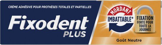 Fixodent Plus Kleefpasta Onverslaanbare Bijtkracht - 6 x 40ml