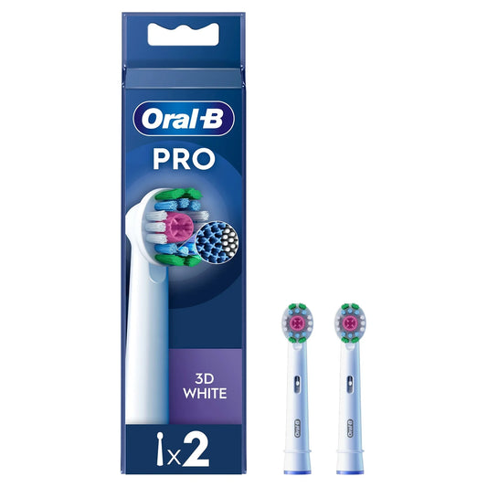 Oral-B PRO 3D White opzetborstels 2 stuks