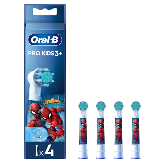 Oral-B PRO Kids - Spiderman opzetborstels 4 stuks