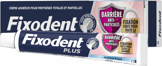 Fixodent Plus Kleefpasta Food Barrier - Fris - 6 x 40ml