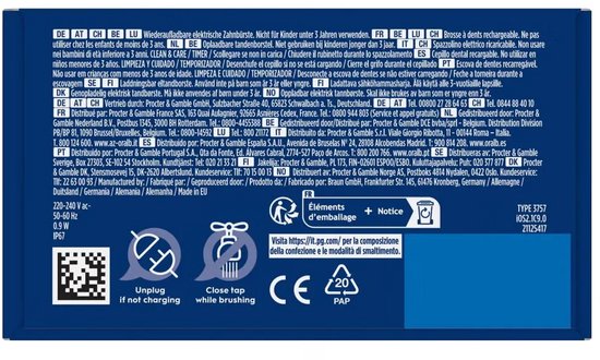 Oral-B iO series 2 Clean & Care Elektrische Tandenborstel Groen met Reisetui
