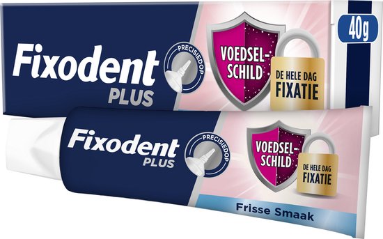 Fixodent Plus Kleefpasta Food Barrier - Fris - 6 x 40ml