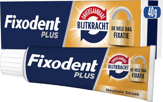 Fixodent Plus Kleefpasta Onverslaanbare Bijtkracht - 6 x 40ml