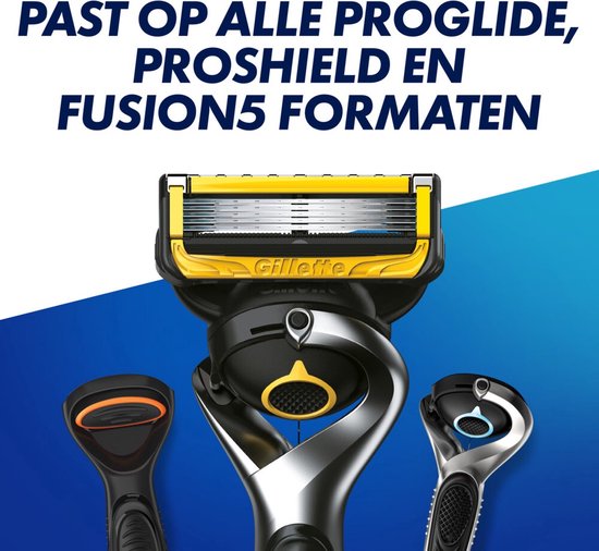 Gillette Proshield Navul Scheermessen - 4 Stuks