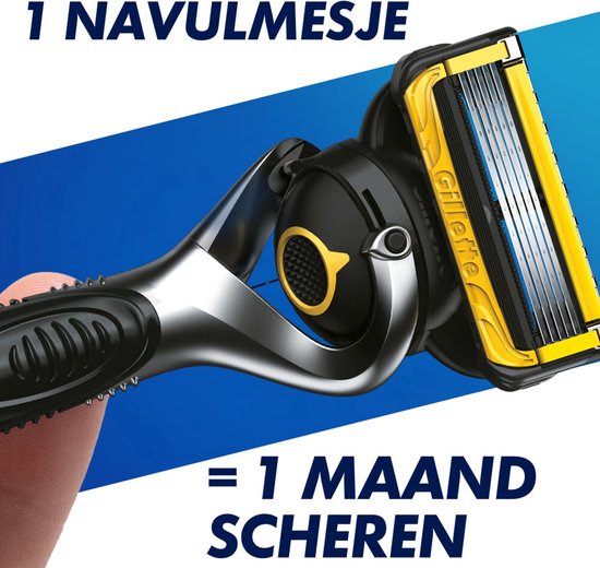 Gillette Proshield Navul Scheermessen - 4 Stuks
