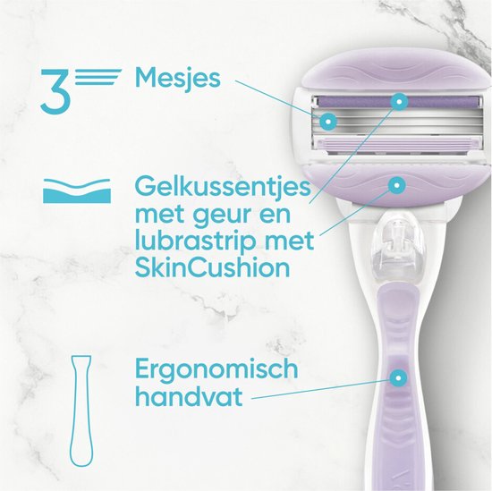Gillette Venus ComfortGlide Breeze - Scheersysteem Met 2 Navulmesjes