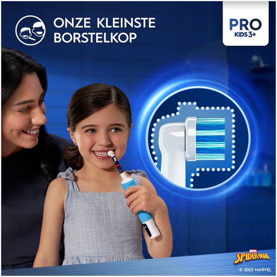Oral-B Pro Kids - Spider-Man - Elektrische Tandenborstel -2 Opzetborstels