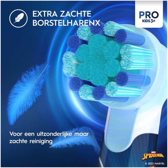 Oral-B Pro Kids - Spider-Man - Elektrische Tandenborstel -2 Opzetborstels
