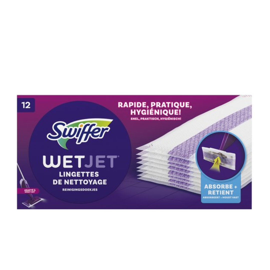 Swiffer WetJet - Reinigingsdoekjes - 12 Stuks