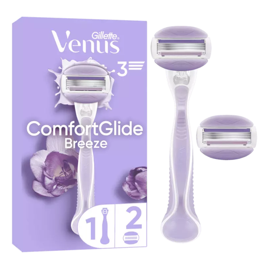 Gillette Venus ComfortGlide Breeze - Scheersysteem Met 2 Navulmesjes