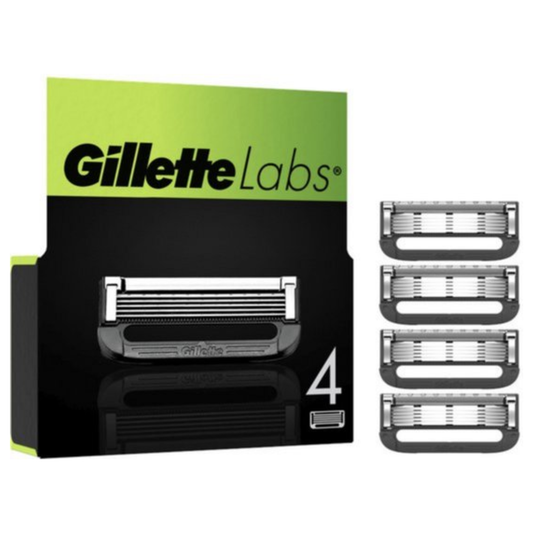 Gillette Labs blades scheermesjes voor mannen - 4 Stuks