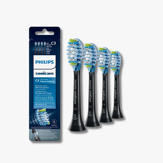 Philips Sonicare C3 Premium - 4 stuks - zwart