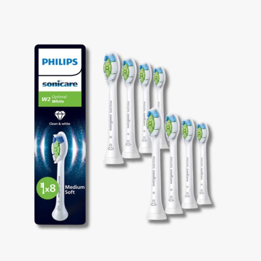 Philips Sonicare W2 Optimal White - Opzetborstels - Wit - 8 stuks