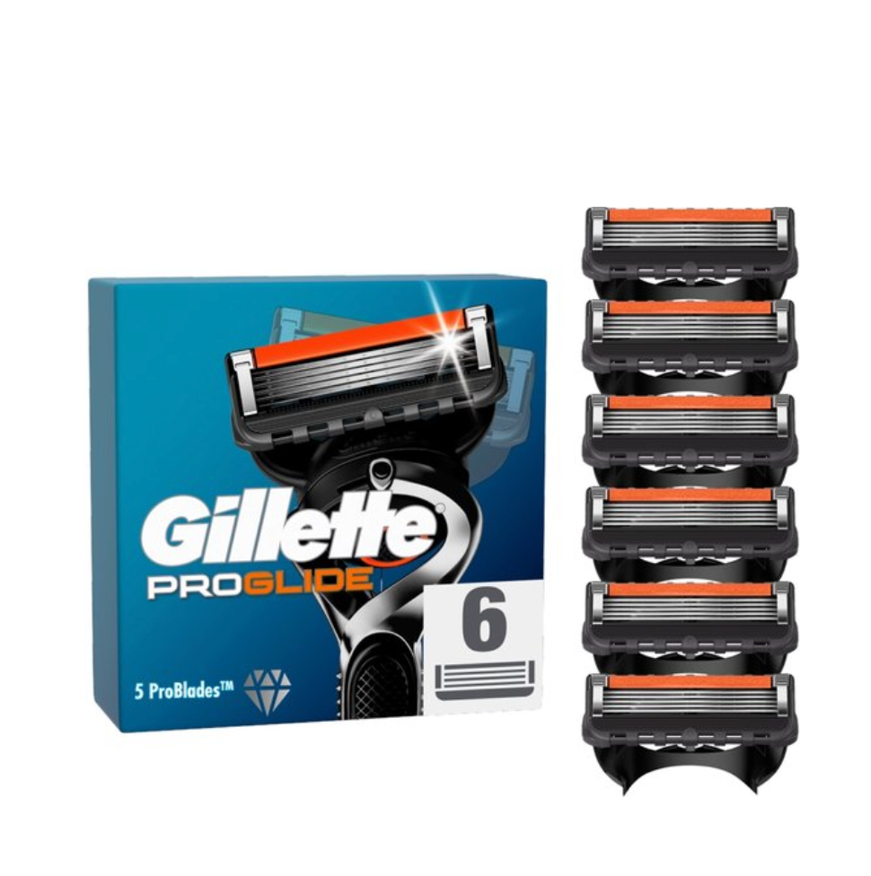 Gillette ProGlide Scheermesjes Voor Mannen - 6 stuks