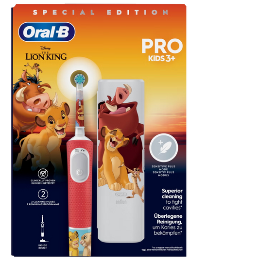 Oral-B Vitality Lion King - Elektrische tandenborstel - Reisetui