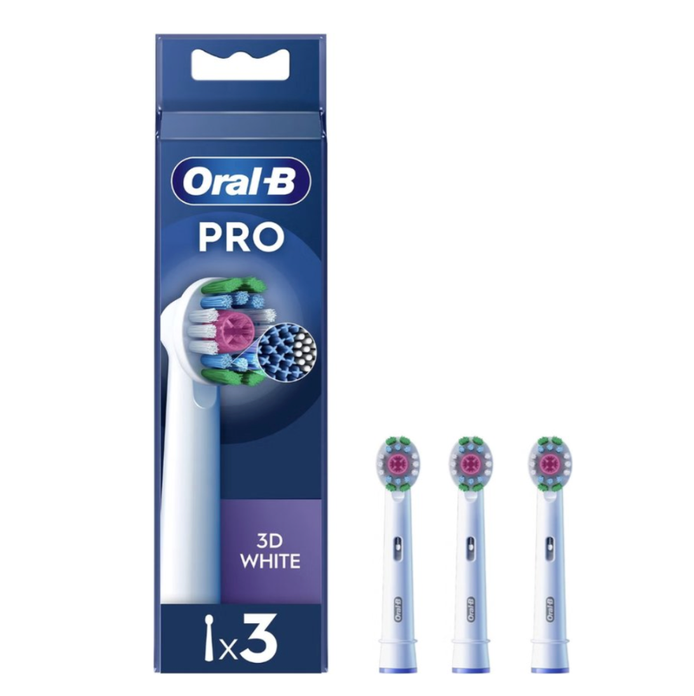 Oral-B PRO 3D White opzetborstels 3 stuks