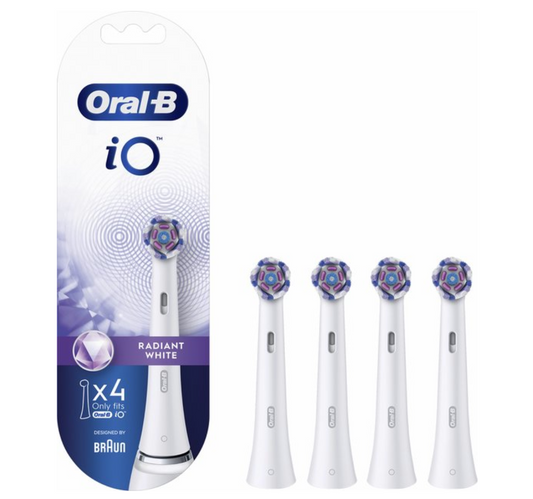 Oral-B iO Radiant White - Opzetborstels - 4 stuks