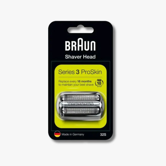 Braun Cassette Series 3 32S – Vervangende scheerkop voor Braun Series 3 scheerapparaten.