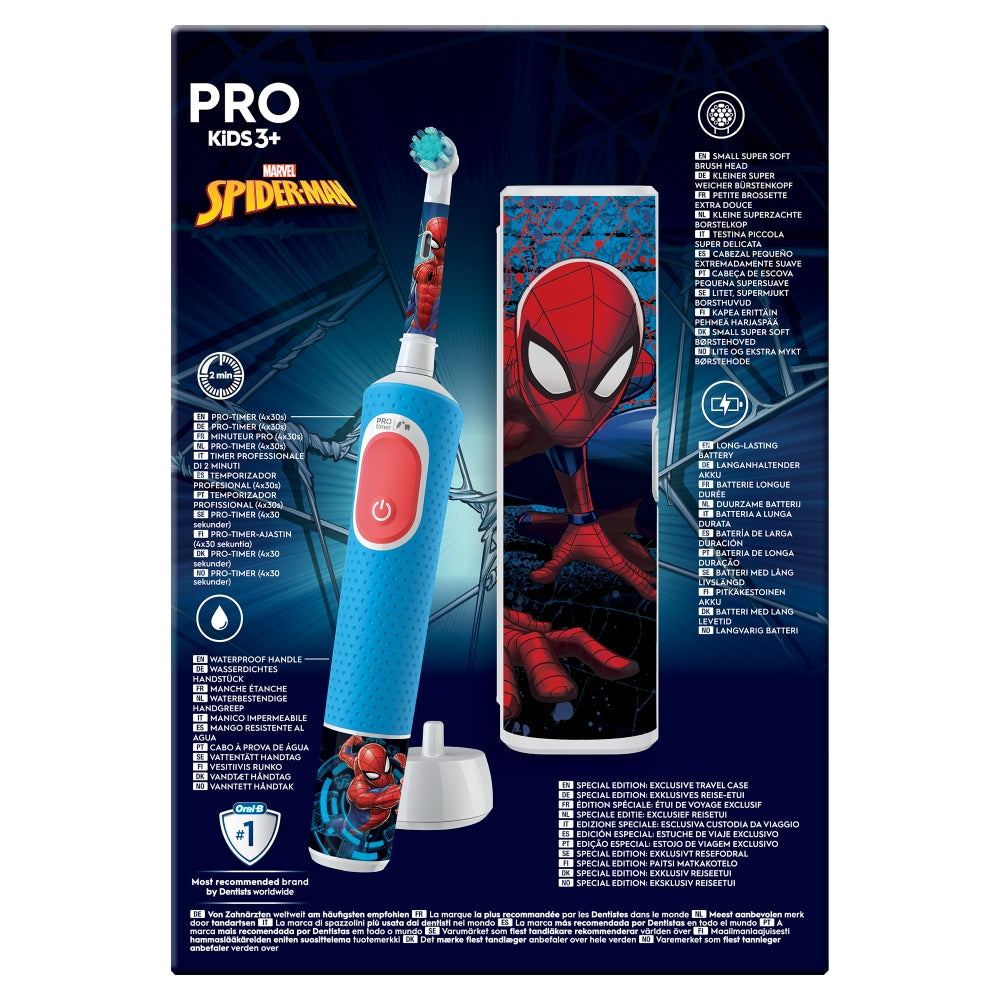 Oral-B Spiderman - Elektrische tandenborstel - Reisetui