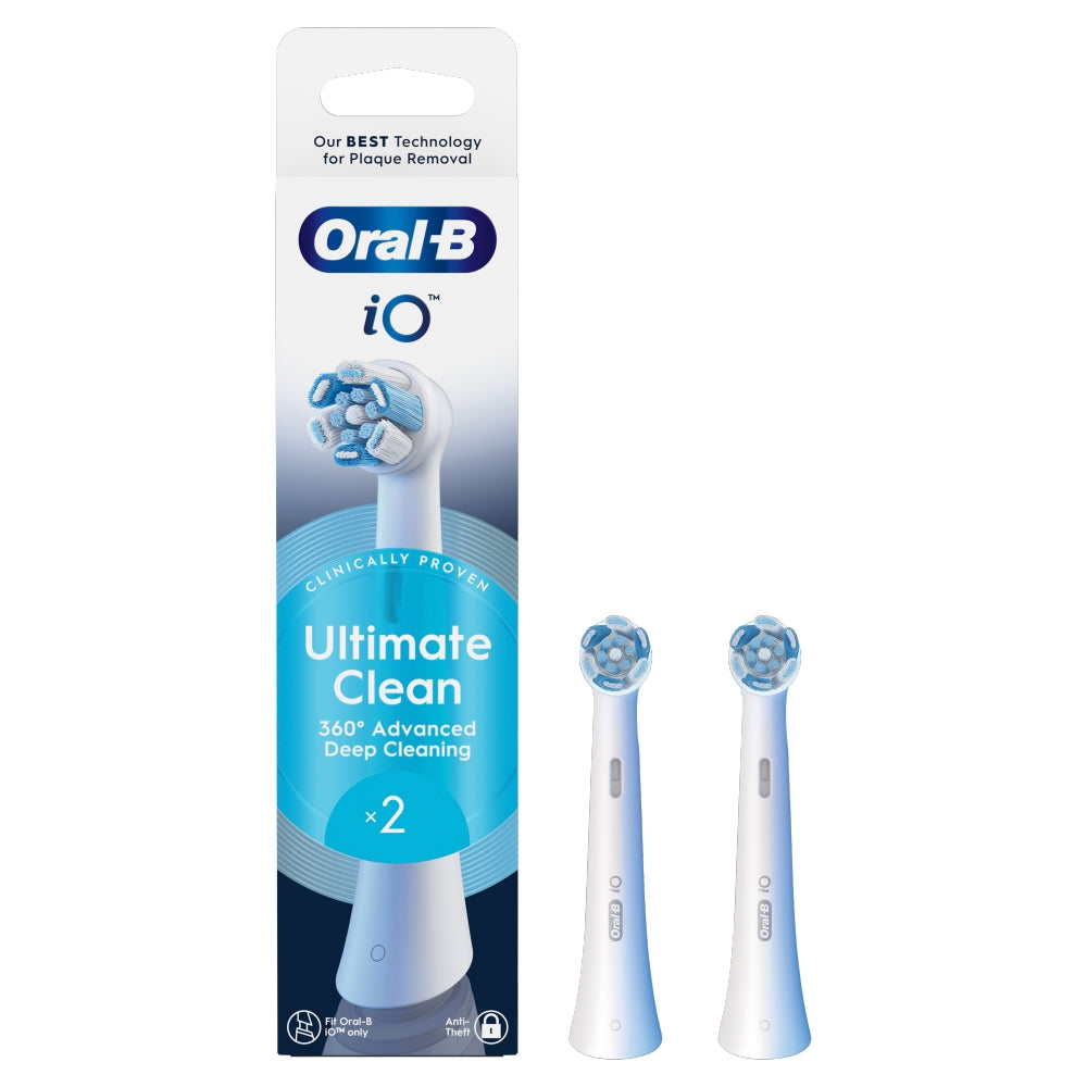 Oral-B iO Ultimate Clean - Opzetborstels - Wit - 2 stuk