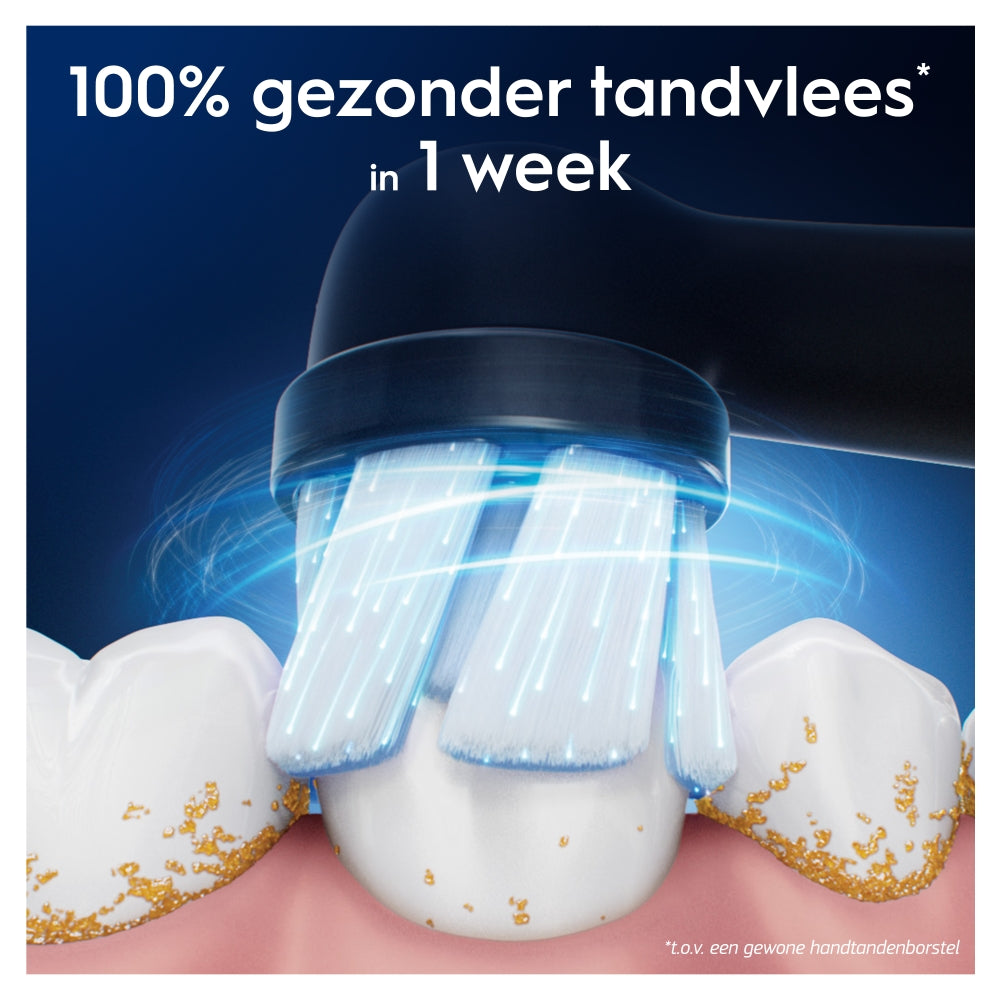 Oral-B iO Gentle Care - Opzetborstels - Zwart - 2 stuks