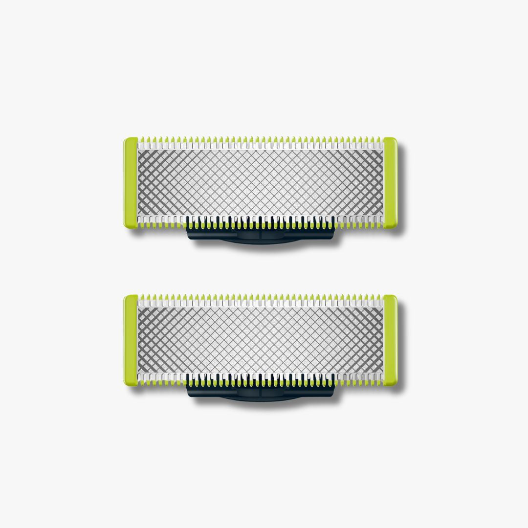 Philips OneBlade QP210/51 Vervangmesje - Set van 2 stuks voor langdurige prestaties en scherp scheerresultaat met OneBlade