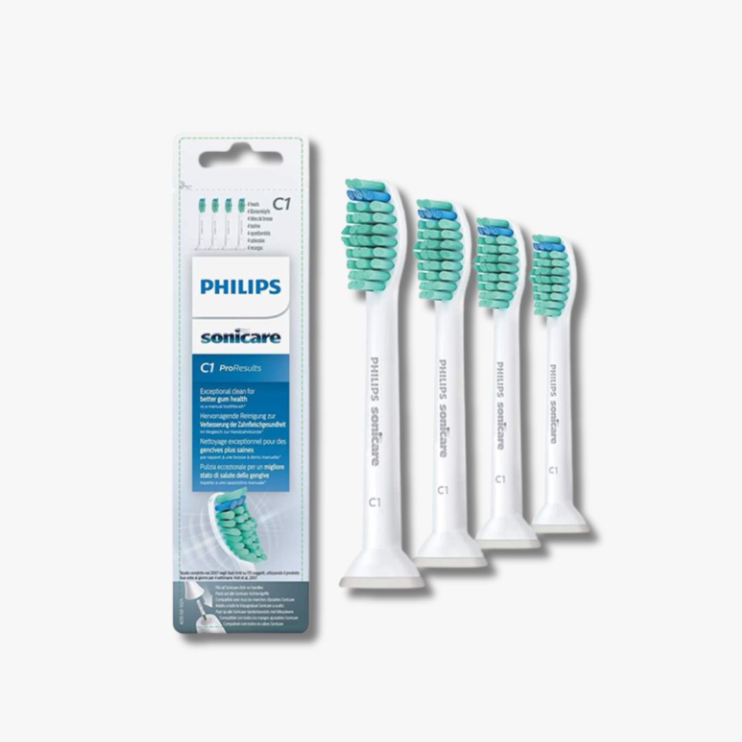 Philips Sonicare ProResults HX6014/07 - Set van 4 opzetborstels voor een intensieve reiniging van tanden en tandvlees