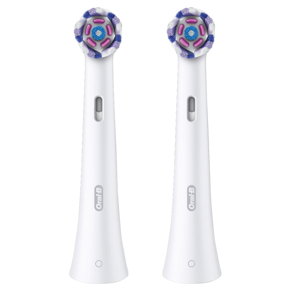 Oral-B iO Radiant White - Opzetborstels - Wit - 2 stuks