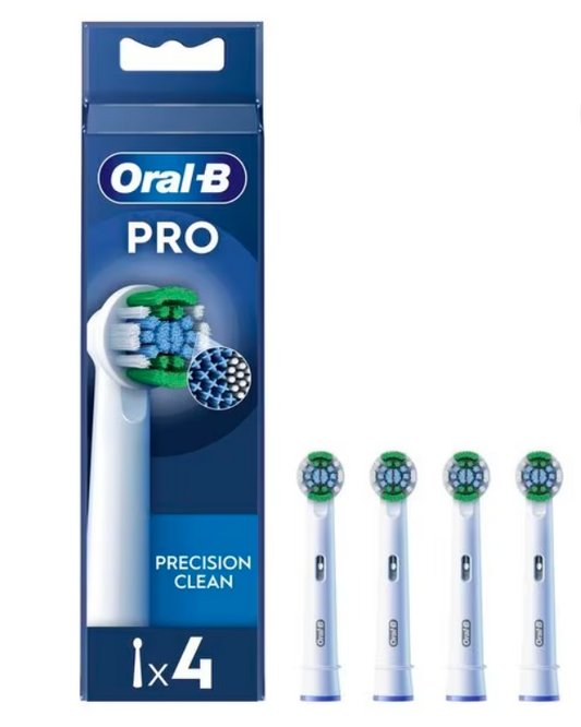 Oral-B PRO Opzetborstels Precision Clean - 4 stuks - CleanMaximiser