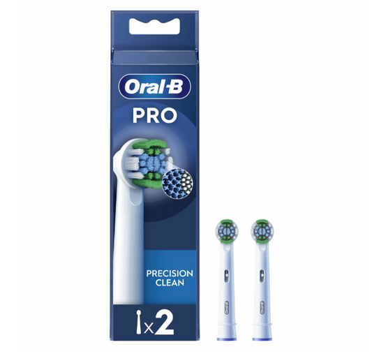 Oral-B PRO Opzetborstels Precision Clean - 2 stuks - CleanMaximiser